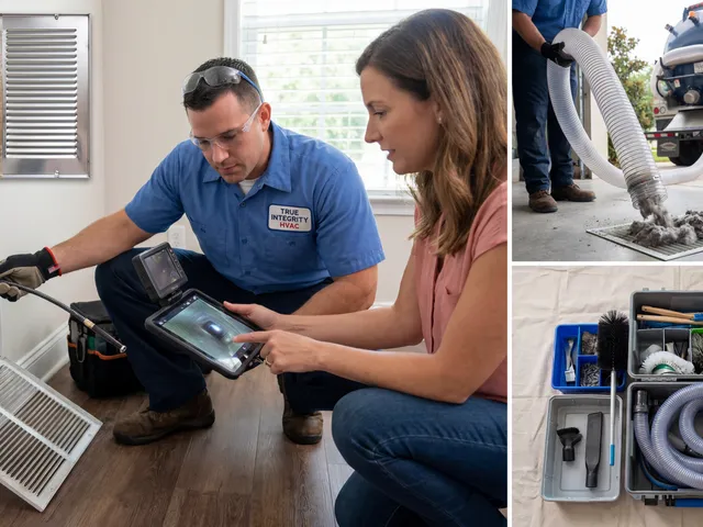 Duct Cleaning service from True Integrity HVAC